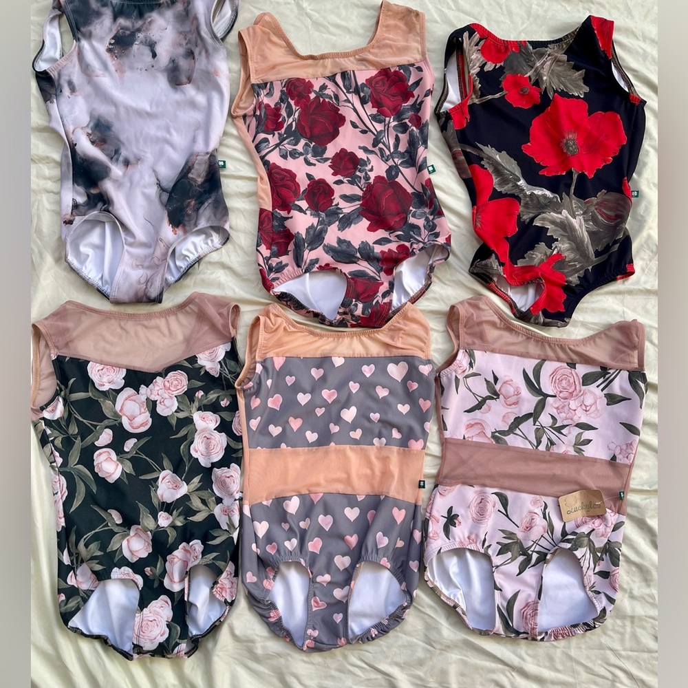 PRICE IS FOR ONE- Lucky Leo Ballet Leotard.Size Medium